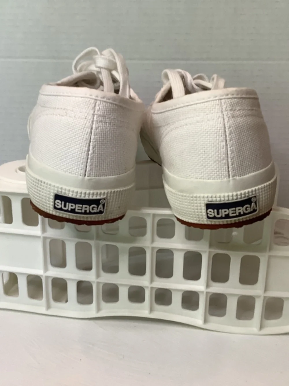 EUC SuperGA white‎ sneakers size 6/36
